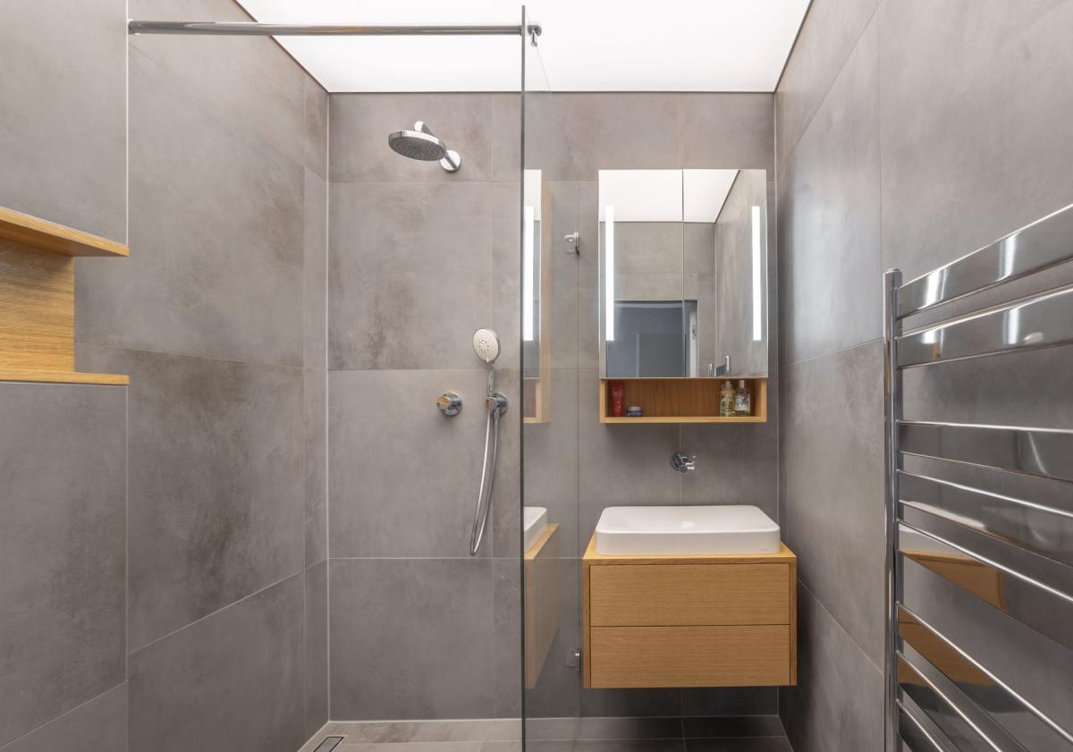Rekonstrukce koupelny | Bohemia Decor | Betonová dlažba