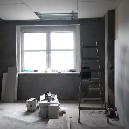 Třebešín - foto ze stavby